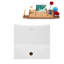 1790.7mm x 800.1mm Soaking Acrylic Bathtub-931519576
