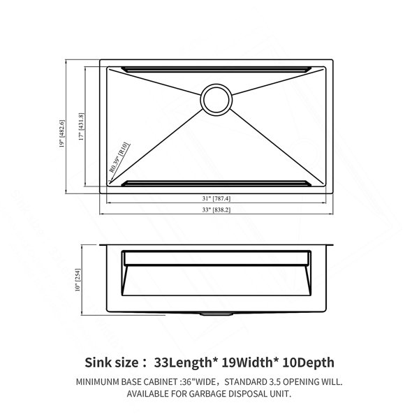 Dimensions du produit