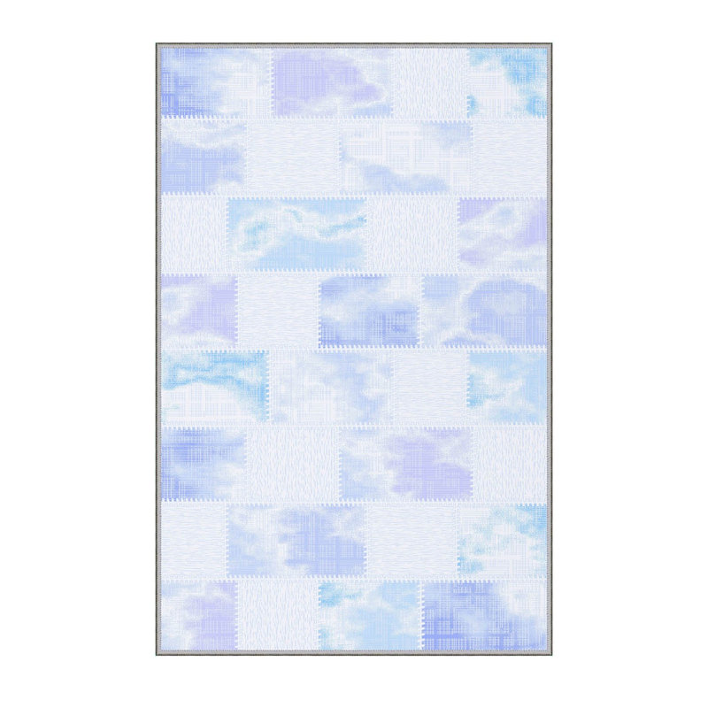Antibacterial Hall Carpet, 3D Digital Printed, 3.3 x 4.9 ft | 100% Polyester, 0.3 in Pile Height, Non-Slip Underside, Machine Washable, Durable & Easy Care | Perfect for Living Room, Entryway & Home Décor