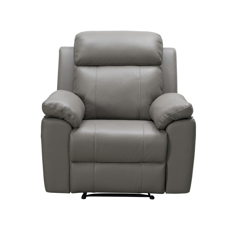 Fauteuil inclinable manuel Avalee, Cuir synthétique gris