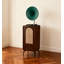 Tourne-disque audio moderne en bois d'hévéa Bluetooth