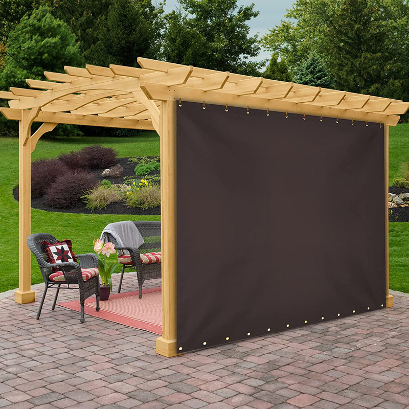 Blue Elephant Vinyl Side Wall, 243.8cm H x 243.8cm W, Brown