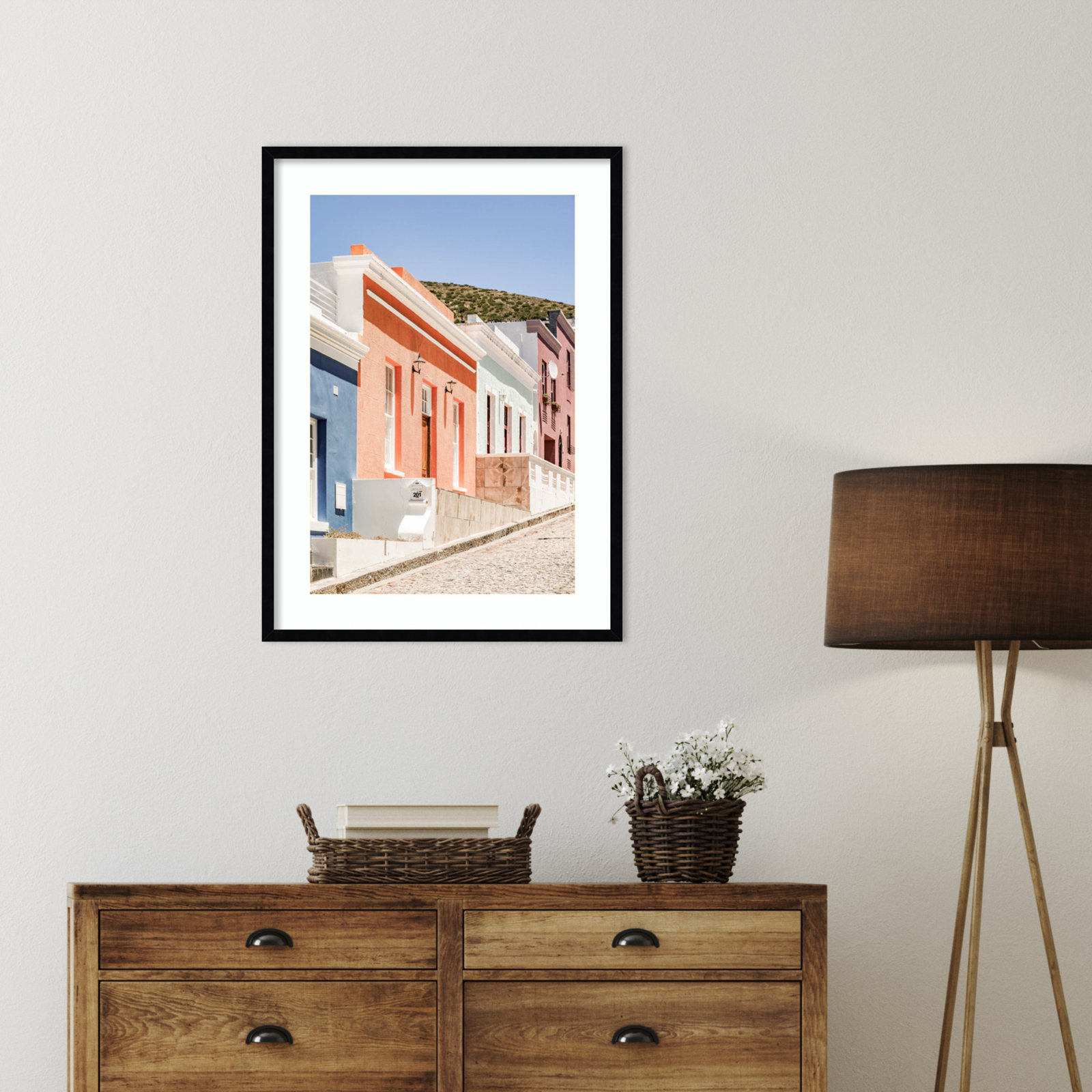 Osterley "Carnival Streets 02" Print, Black, 33" H x 24" W