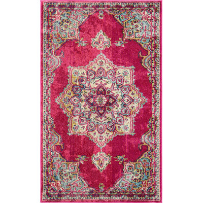 Tapis oriental rose Colfin
