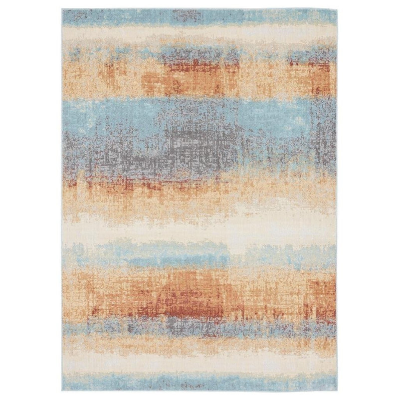 Fales Abstract Indoor / Outdoor Rug, Rectangle 8' x 10'
