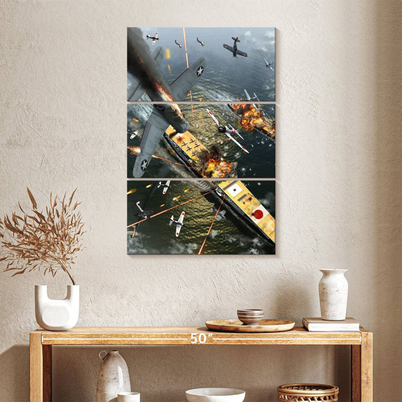 The Battle Of Midway, H 38 po x l 24 po