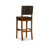 Upholstered Counter Stool with Solid Wood Frame-52517035-52517032