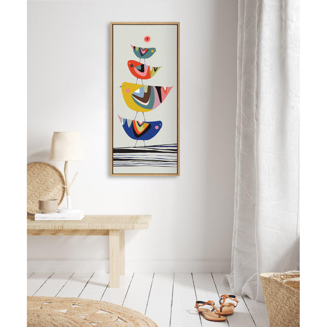 Keaundrea Sylvie The Family Tree Framed Canvas By Rachel Lee Of My Dream Wall 18X40 Natural Corrigan Studio®