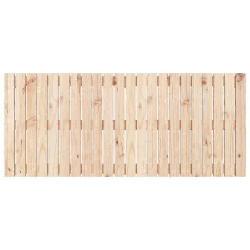 Wall Headboard Solid Wood Pine, 60cm H x 140cm W x 3cm D