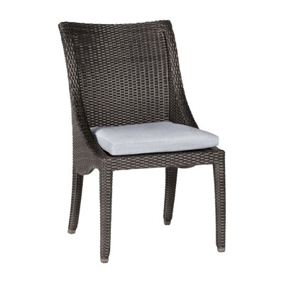 Athena Patio Dining Side Chair with Cushion