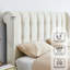 Lit plateforme tapissier avec tête de lit capitonnée et tête de lit capitonnée, tête de lit à oreilles en velours, structure en métal et support à lattes en bois, aucun sommier nécessaire, assemblage facile, silencieux-795551918-795551916