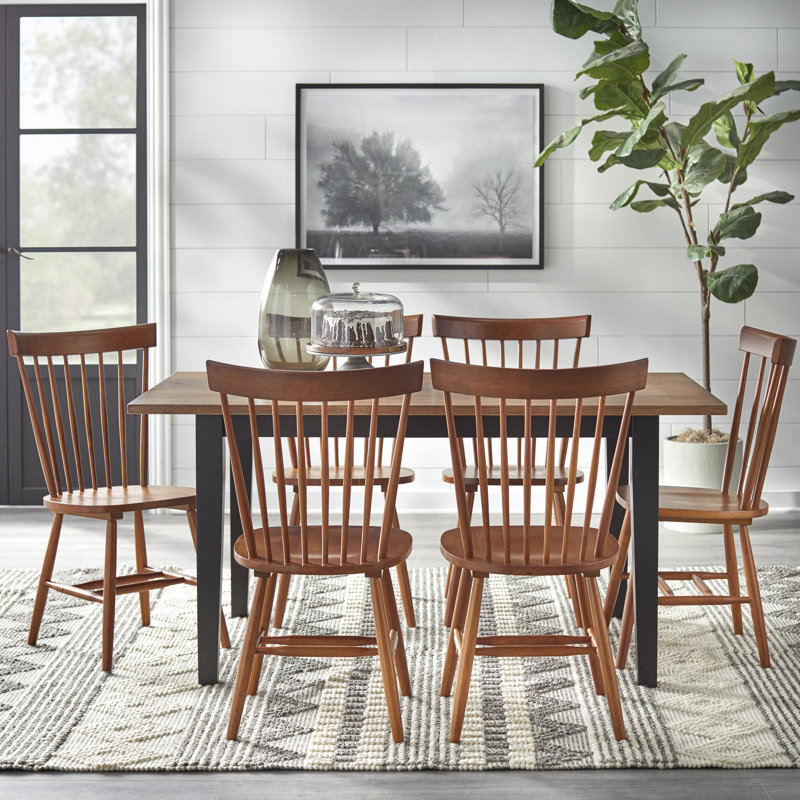 Fika Four Leg Dining Set, Walnut