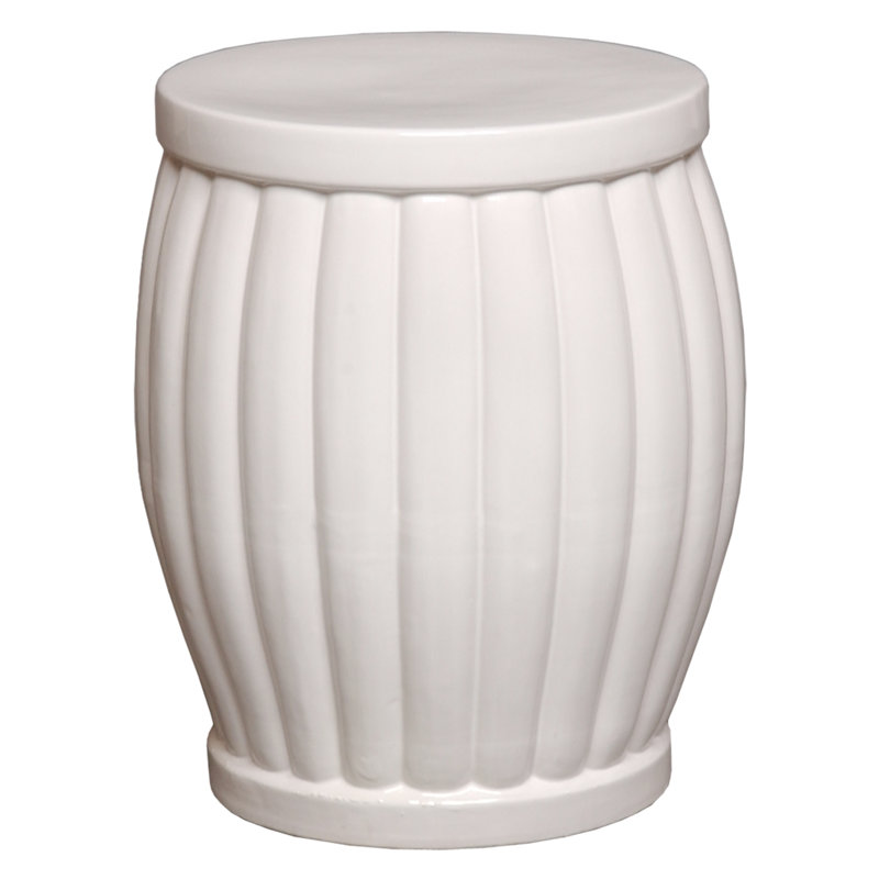 Garden Stool, White