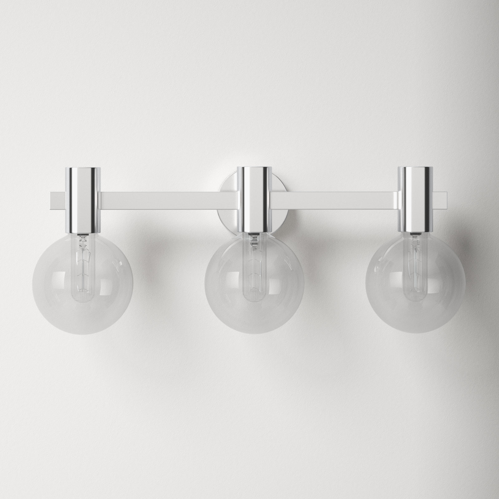 Roelf 3-Light Bath Sconce, Chrome