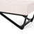 Contemporary With Button- Cover And Geometric Leg Structure Modern Bench Soft Padding Stylish Frame
