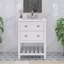 Meuble-lavabo simple 24,36 po Sulekha