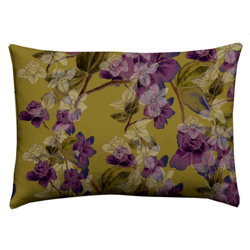 Ailbe Floral Rectangular Cushion