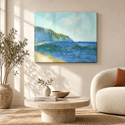 Blue Cliff Coast Canvas Wall Art