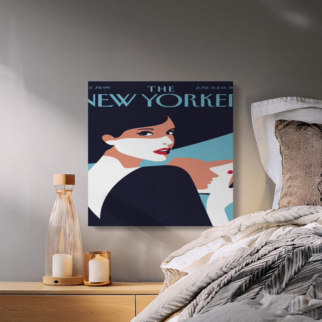 Stylish Couple New Yorker Canvas Print
