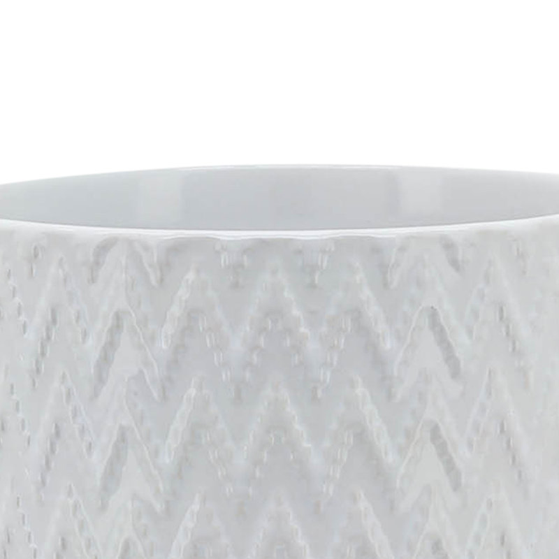 PLATEAU 5 "AVEC SUPPORT CHEVRON, BLANC