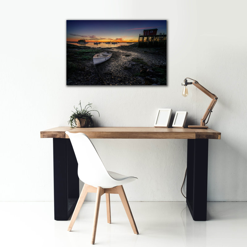 Toile épique Graffiti «Dusk In Barney Cove» par Rick Berk, 60 po x 40 po, H 26 po x l 40 po