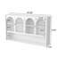 Rangement mural 47,25 po à quatre portes, armoire murale en verre-1095563412