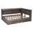 Daybed With Bookcase Headboard, Rgb Led Lights And Drawers Storage,f G-2142662347-2142662344