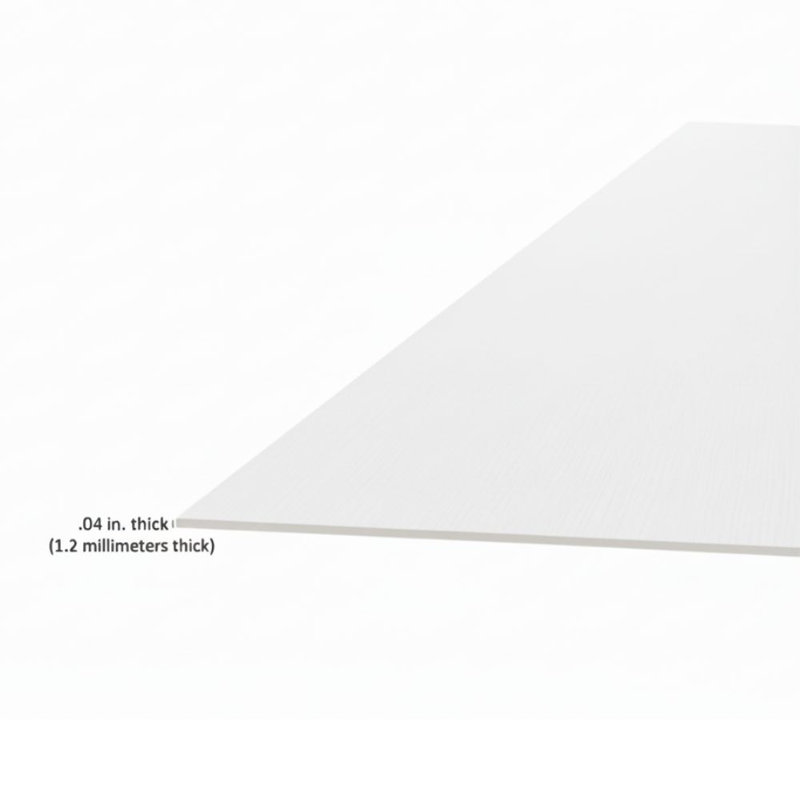 Self Adhesive 12" x 12" x 1.2mm Vinyl Tile, White