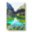 Lake And Mountain View - Wrapped Canvas-61838889