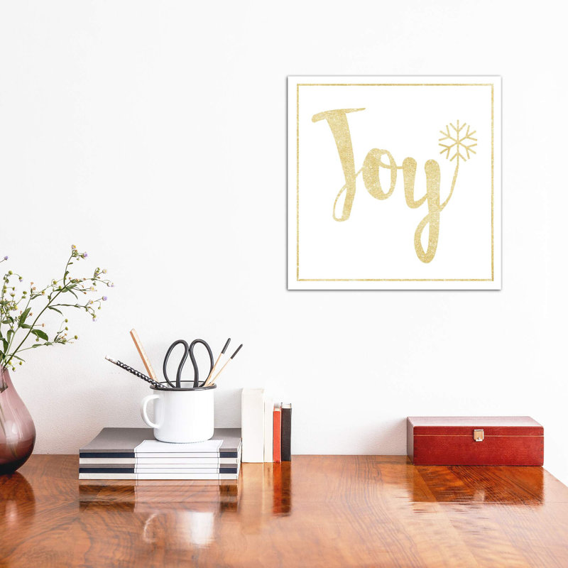 Golden Joy II - Wrapped Canvas Print, 93.98 cm H x 93.98 cm W x 1.91 cm D