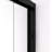 Double Sliding Shower Door With 8mm Clear Tempered Glass, Matte Black Aluminum Frame, Stainless Steel Handle, - Crash Angle, Mute Operation For Bathroom Finish, Protection, Reversible