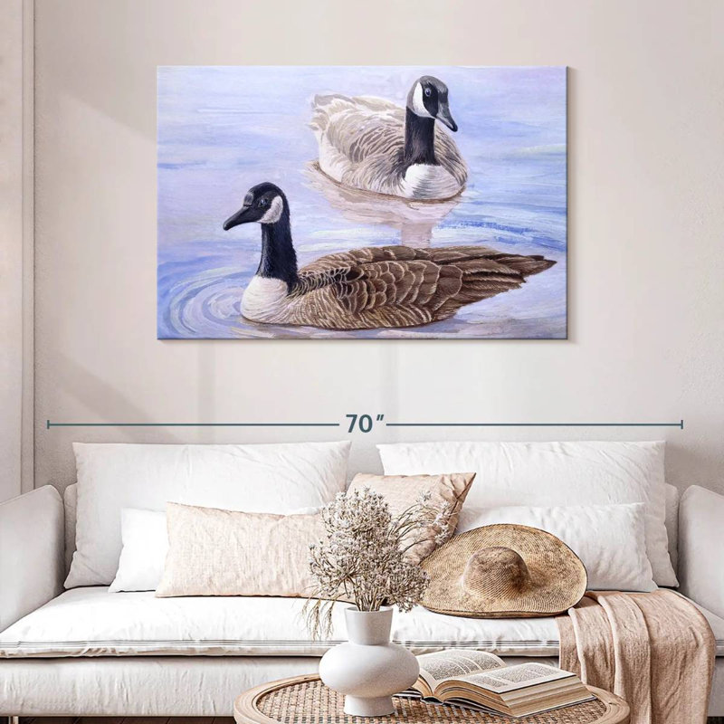 Geese, 30" H x 45" W