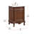 Berkshire 24'' Single Bathroom Vanity with Top-1008487748-980152660