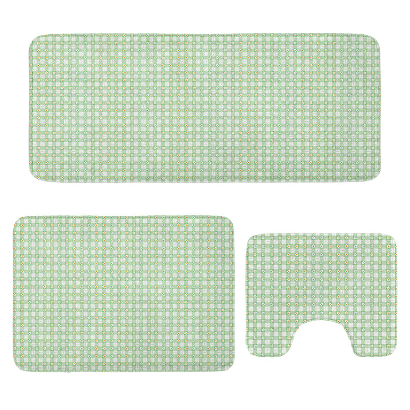  Ensemble de 3 tapis de salle de bain Spring