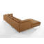 Canapé modulaire en cuir véritable de 120 po Alaga-1238752184-1238760893
