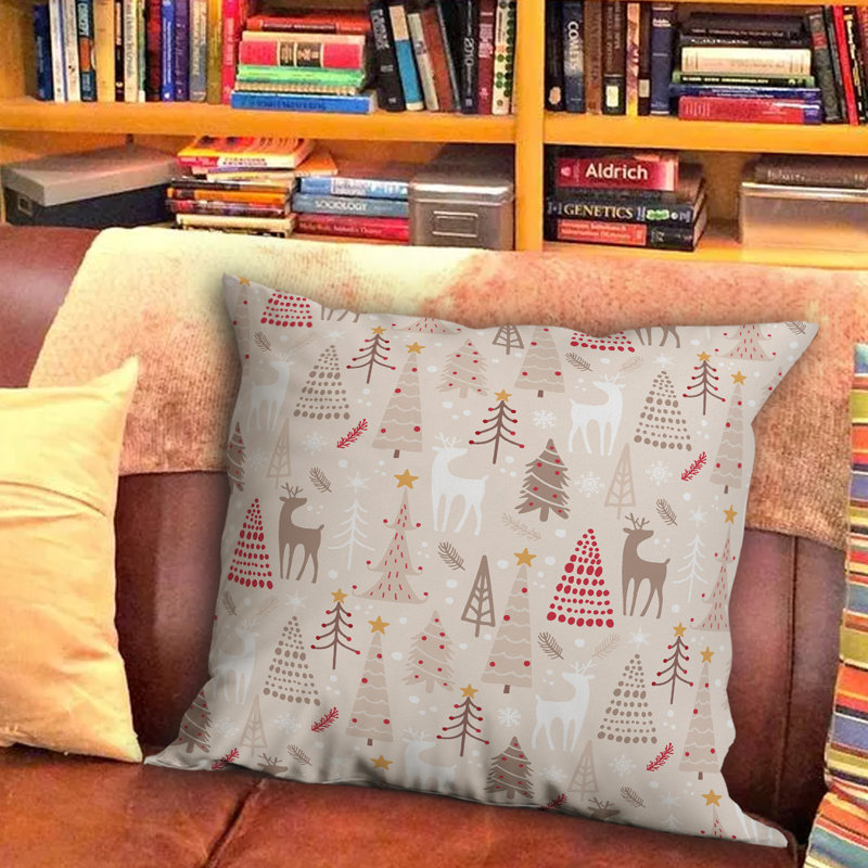 Outdoor Reversible Throw Pillow, 16" x 16"