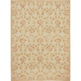 Wool Floral Area Rug