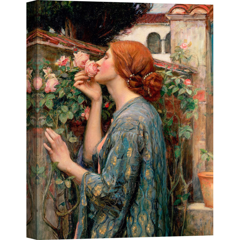 The Soul Of The Rose by John William Waterhouse - Wrapped Canvas Painting, 100cm H x 70cm W x 4cm D