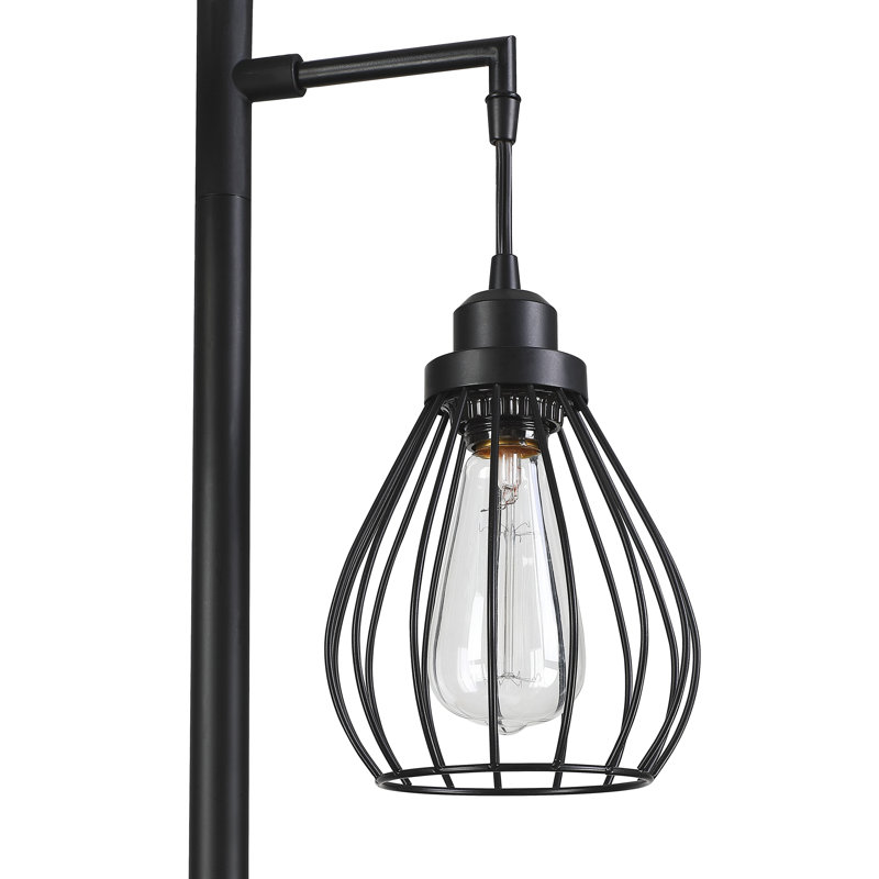 Jenalee 68.89'' Black Tree Floor Lamp
