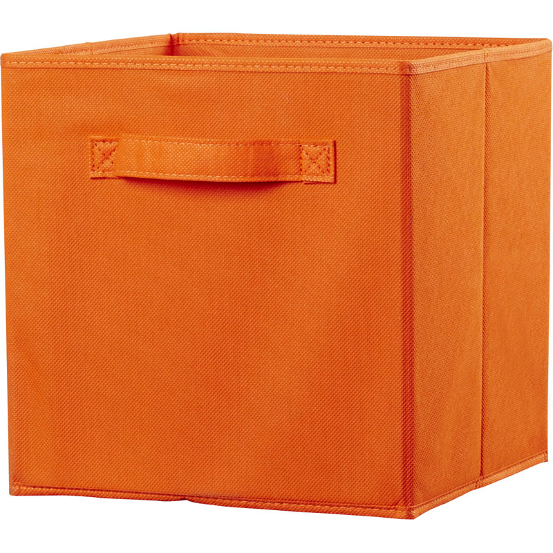 27cm Cube Fabric Bin with Pull Handle by ClosetMaid, Sunset