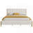 Boucle Thick Headboard Platform Bed-1332900075