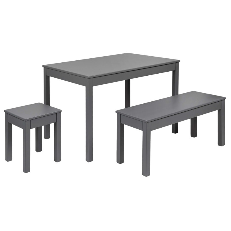 Sabian Rectangular Dining Table, 75cm H x 110cm W x 75cm D, Grey