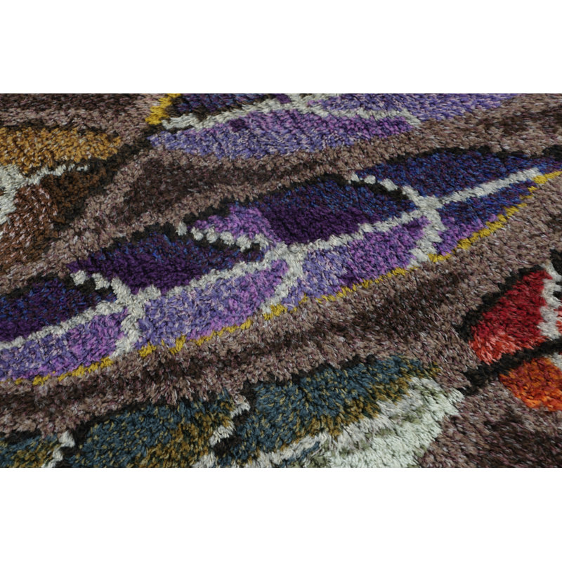 Vintage Hand Knotted Wool Area Rug