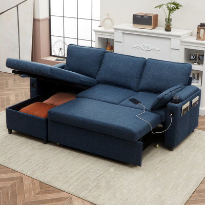 L Shaped Sofa Sleeper & Chaise