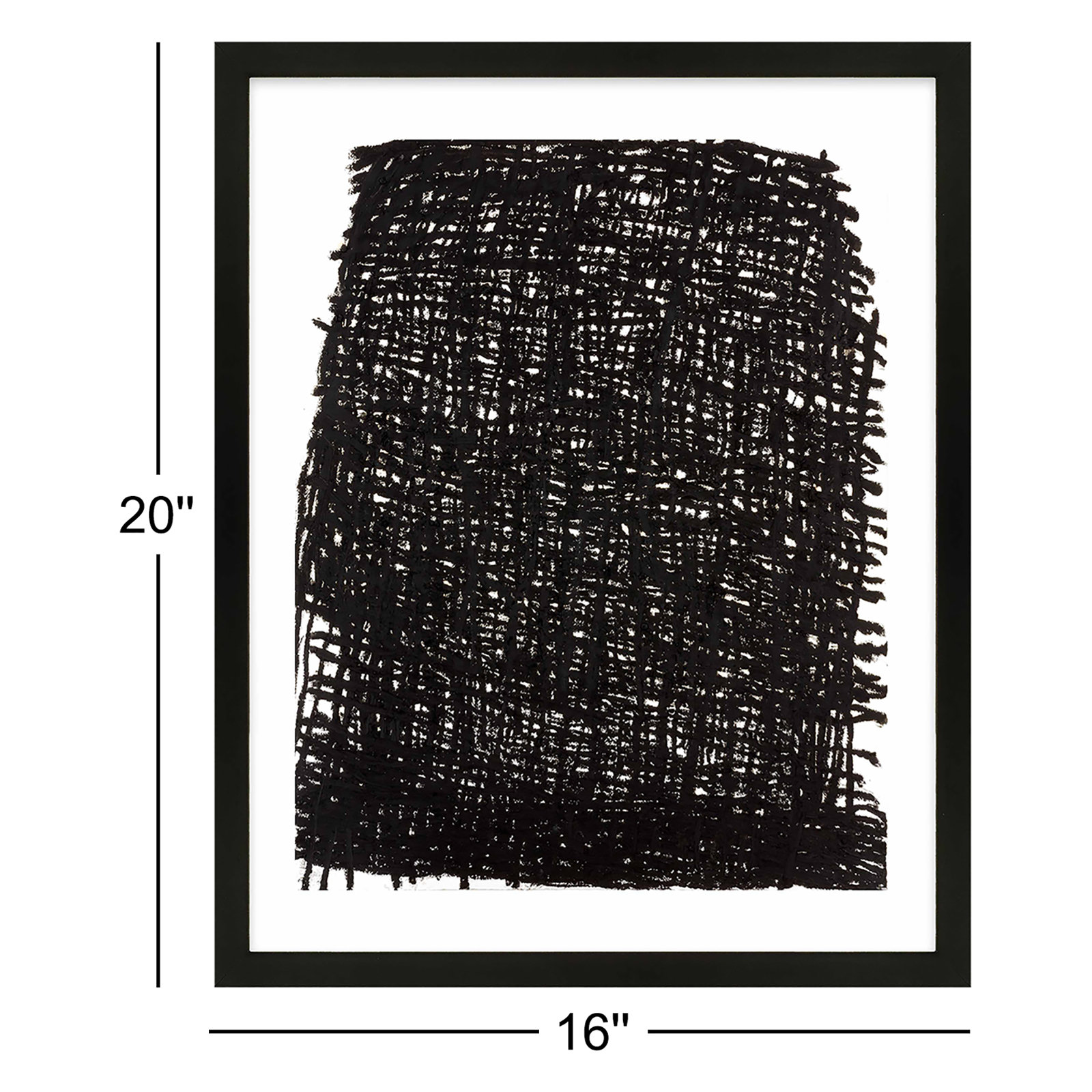 Passing Storm. Set Of 2 by Stephanie Dennis, Black, 20" H x 16" W  x 1.25" D