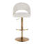 Tabouret de bar pivotant réglable avec repose-pieds - ensemble de 2-344294453-344294452