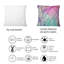 Coussin décoratif imprimé violet et bleu-1298607641