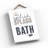 Splish Splash - Unframed Typography on Wood