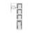 Storage Cabinet, 4 Shelves