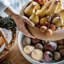 Clay Ceramic Fruit Basket